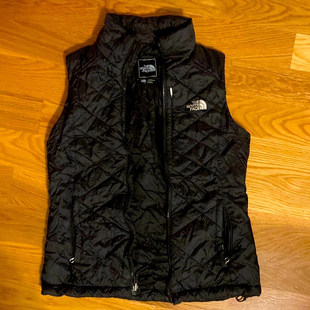 North Face Vest down black womens